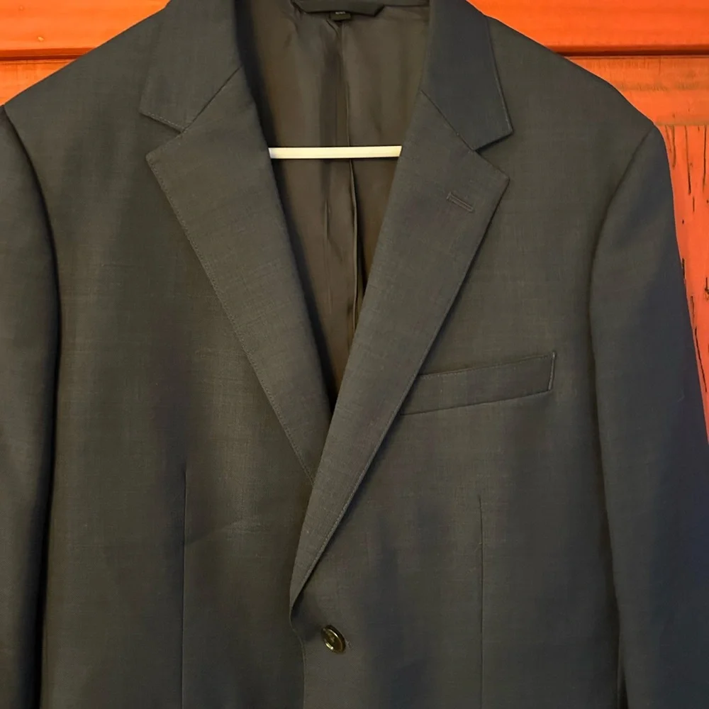 BONOBOS Blazer Slim Fit Wool blend 40R navy 2 Button new